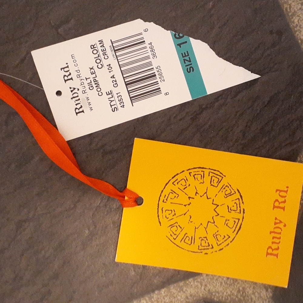 Ruby Rd. Paisley Print Jacket SIZE 16 - Picture 2 of 5